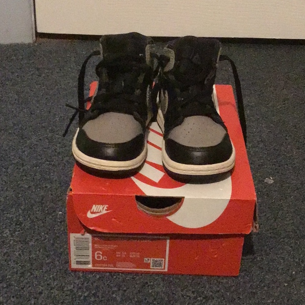 Grey on Black High tops (6C)